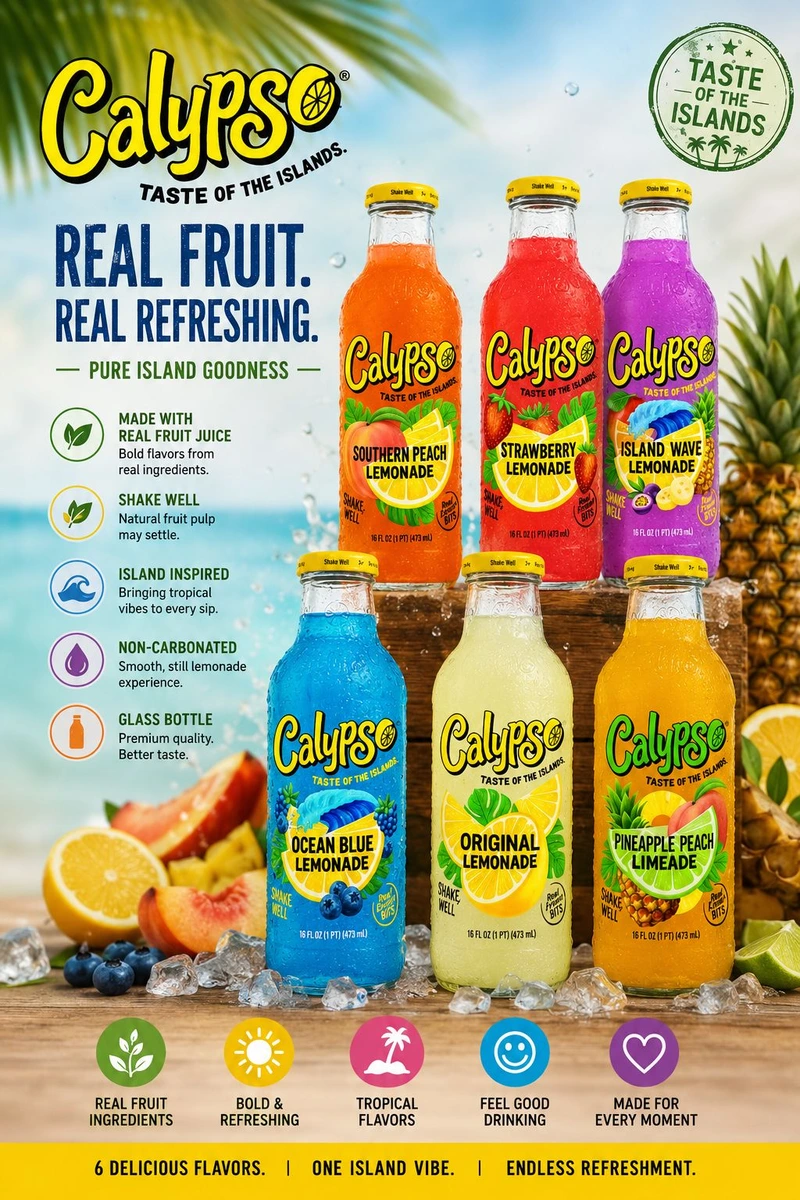 CALYPSO DRINK 16OZ 12CT CASE