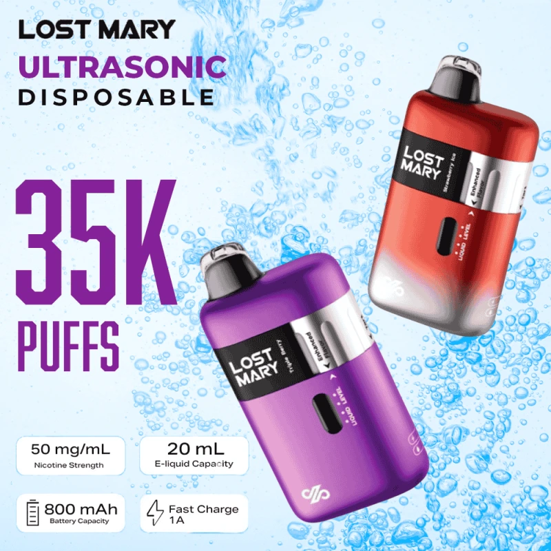 LOST MARY ULTRASONIC 20ML 35K DISPOSABLE-5CT