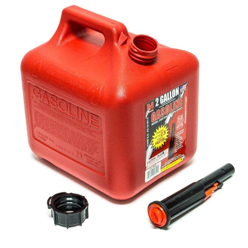MIDWEST CAN GASOLINE 2 GALLON RED 1CT