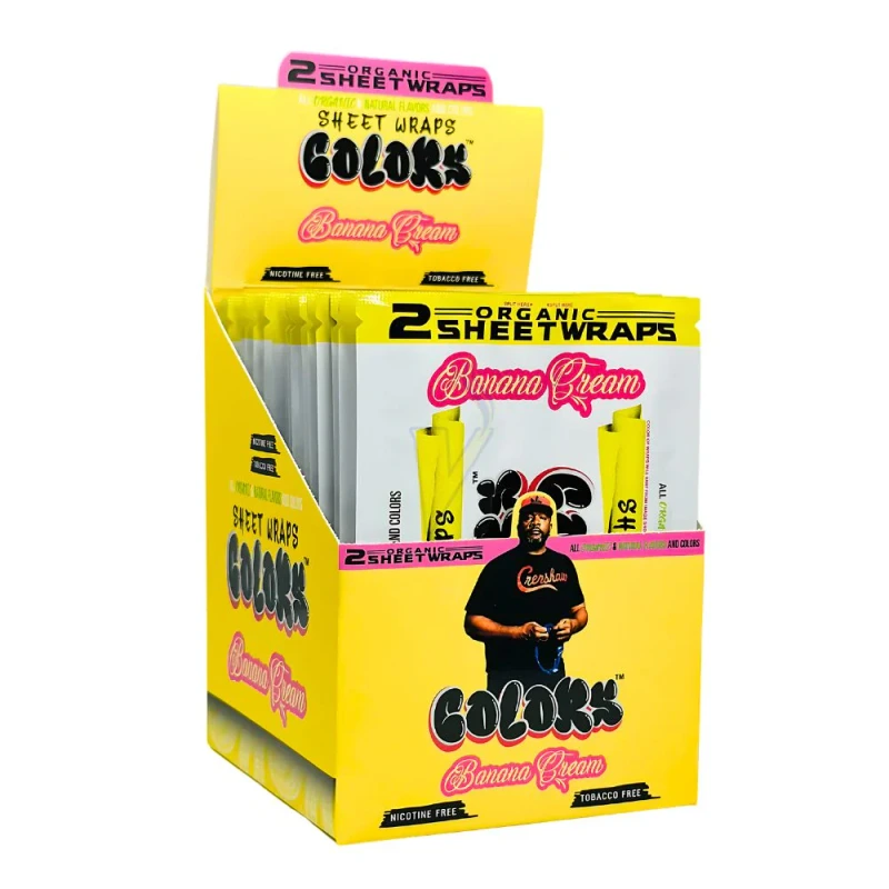 COLORS SHEET WRAPS TOBACCO FREE 24CT BOX