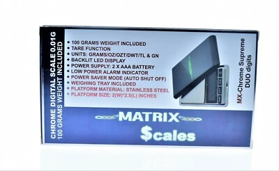 MATRIX DIGITAL SCALE - MX-CHROM DUO 0.01G