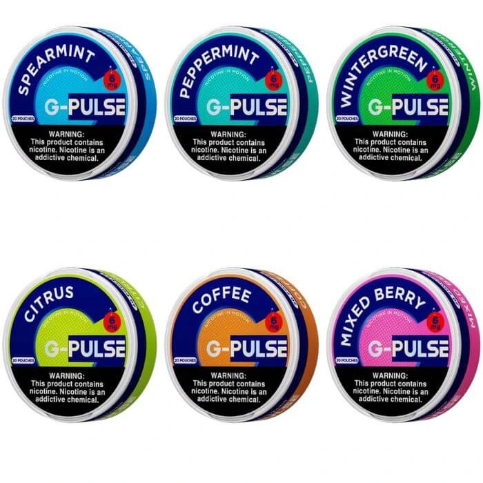 G-PULSE NICOTINE POUCHES 5PCS/PK
