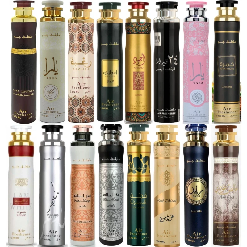 LATTAFA AIR FRESHENERS 300ML ASSORTED 12CT