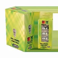 SWAG DUAL CERAMIC DOME COIL 25CT
