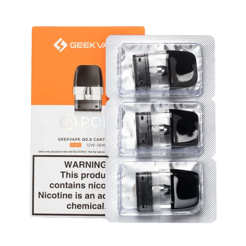 GEEKVAPE Q SIDE FILL POD 0.8OHM 3ML 3PCS/PK