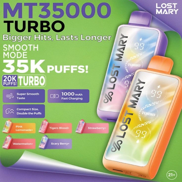 LOST MARY MT 18ML 35K DISPOSABLE-5CT