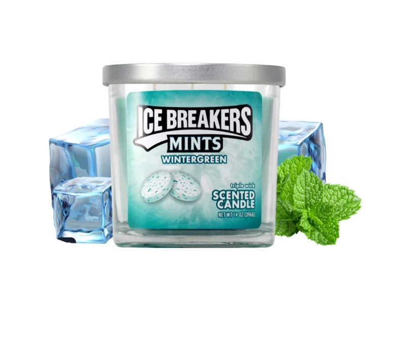 ICE BREAKERS MINTS CANDLE JAR