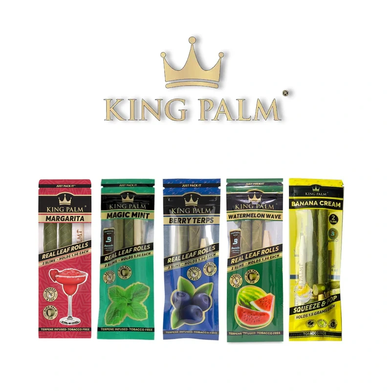 KING PALM JUST PACK IT 2 FOR 20CT BOX