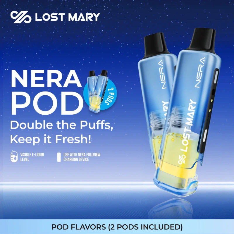 LOST MARY NERA FULLVIEW 24ML 70K POD-5CT