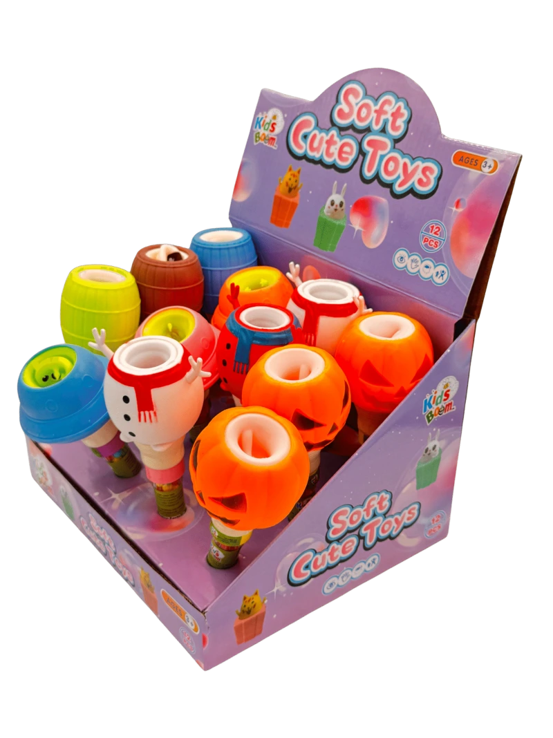 KIDS BOOM SOFT CUTE TOYS 12CT BOX