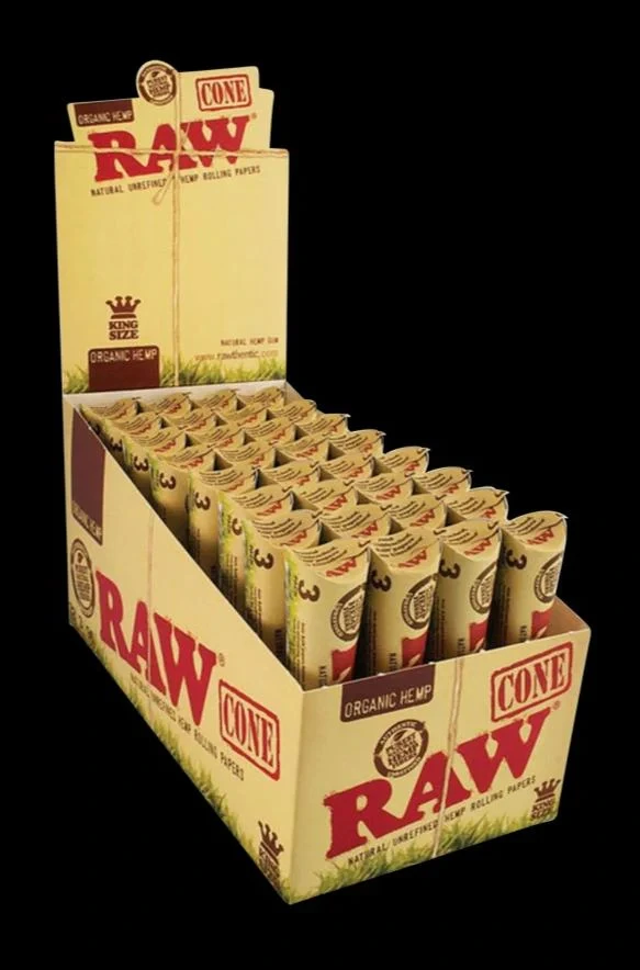 RAW ORGANIC HEMP PRE-ROLLED KING SIZE 32PK
