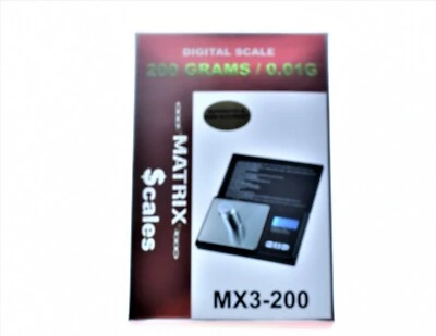 MATRIX DIGITAL SCALE - MX3-200 0.01G