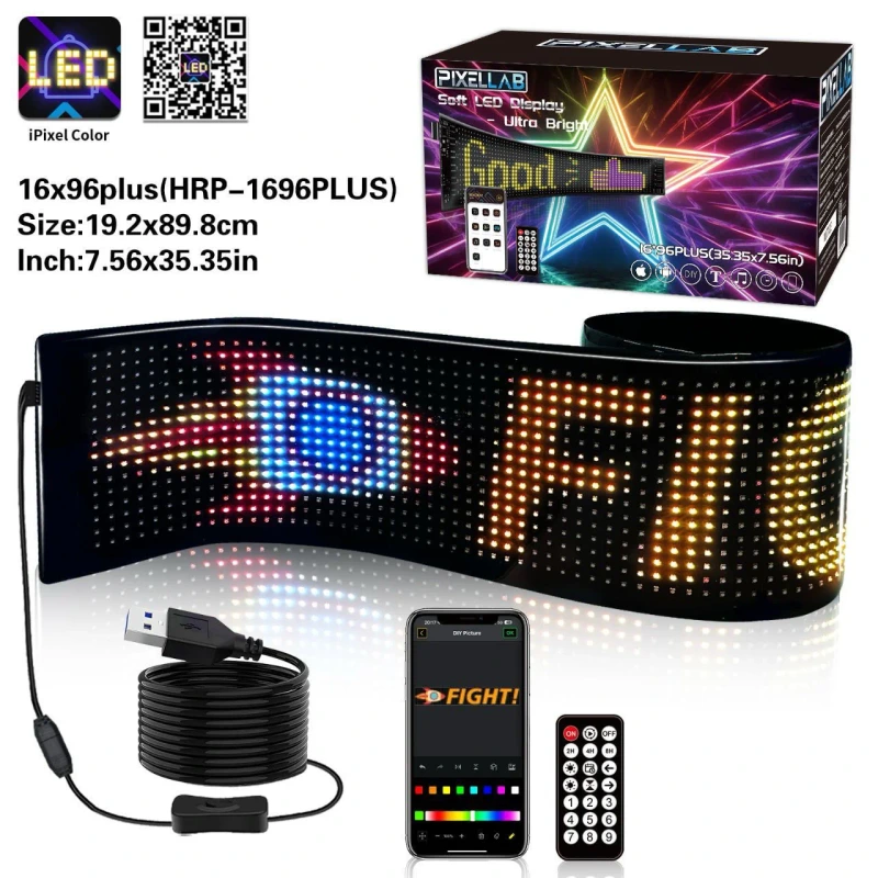PIXEL LAB SOFT LED 35.35X7.56 DISPLAY