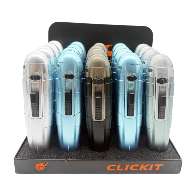 CLICKIT SUBMARINE FLIP OPEN TORCH GH-5994 20CT