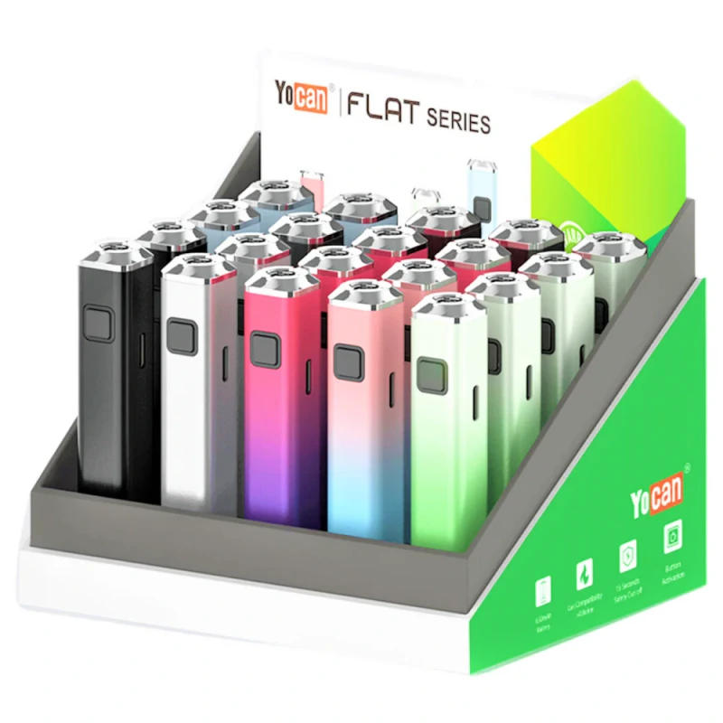 YOCAN FLAT PLUS 900mAH PEN BATTERY 20CT DISPLAY
