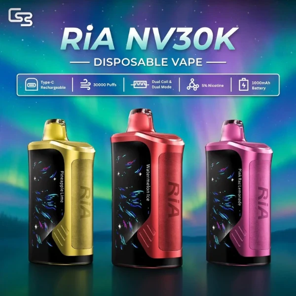 RIA BY GEEK BAR 15ML 30K DISPOSABLE-5CT