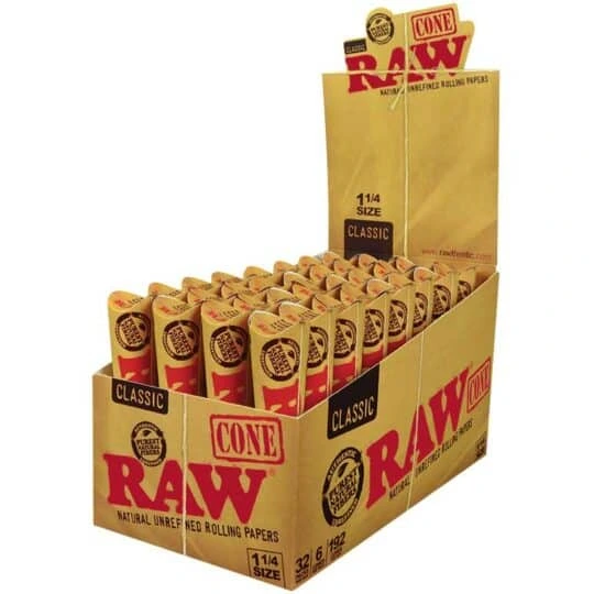 RAW CLASSIC CONE 11/4 ROLLING PAPER