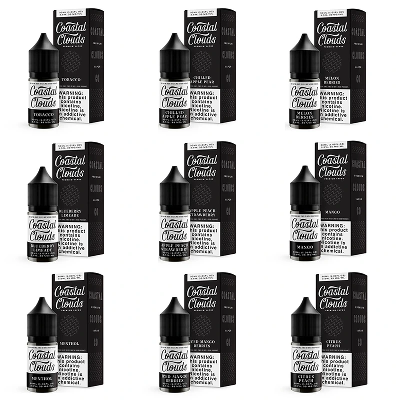 Coastal Clouds Salt Nic Premium E-Liquid 30ml