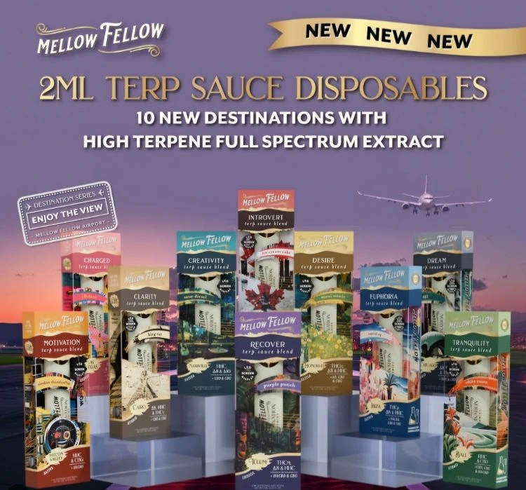 Mellow Fellow 2mL Terp Sauce Destination Series Disposable