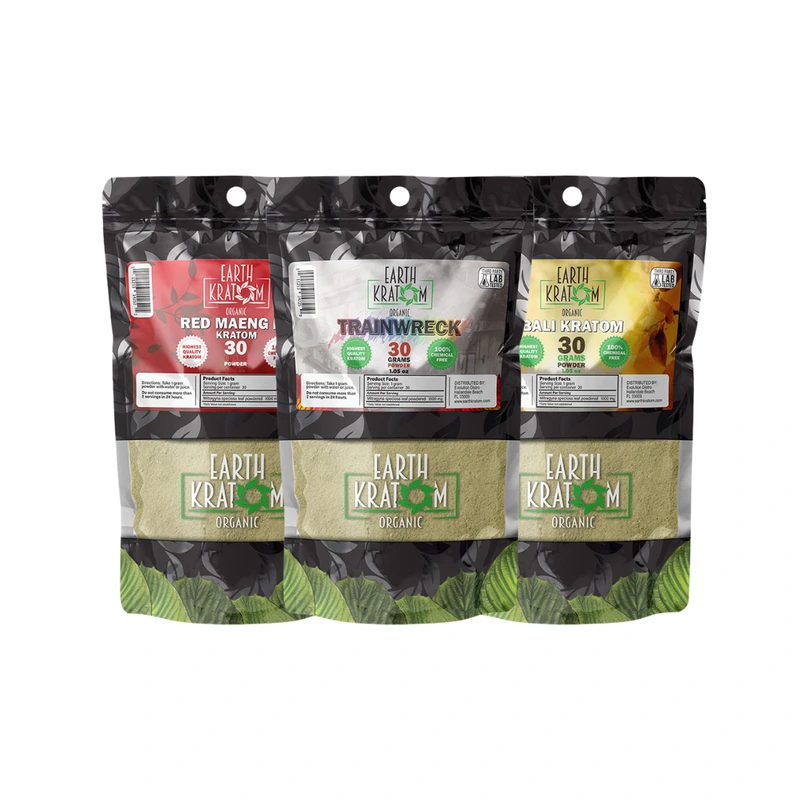 Earth Kratom Organic Powder | 30 Grams