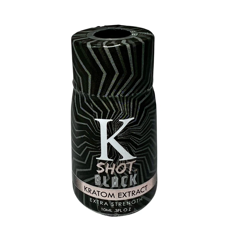 K Shot Black Kratom Extract Extra Strength | 10mL 0.3 fl oz