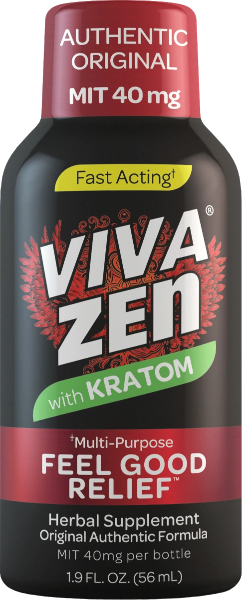 Viva Zen with Kratom Multi-Purpose Herbal Supplement 40mg| 56 mL