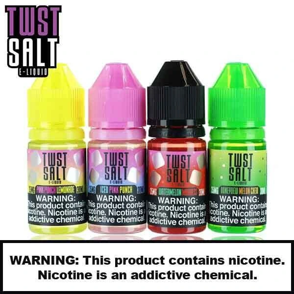 Twist Nicotine Salt E-Liquid Vape Juice 30ml x 2