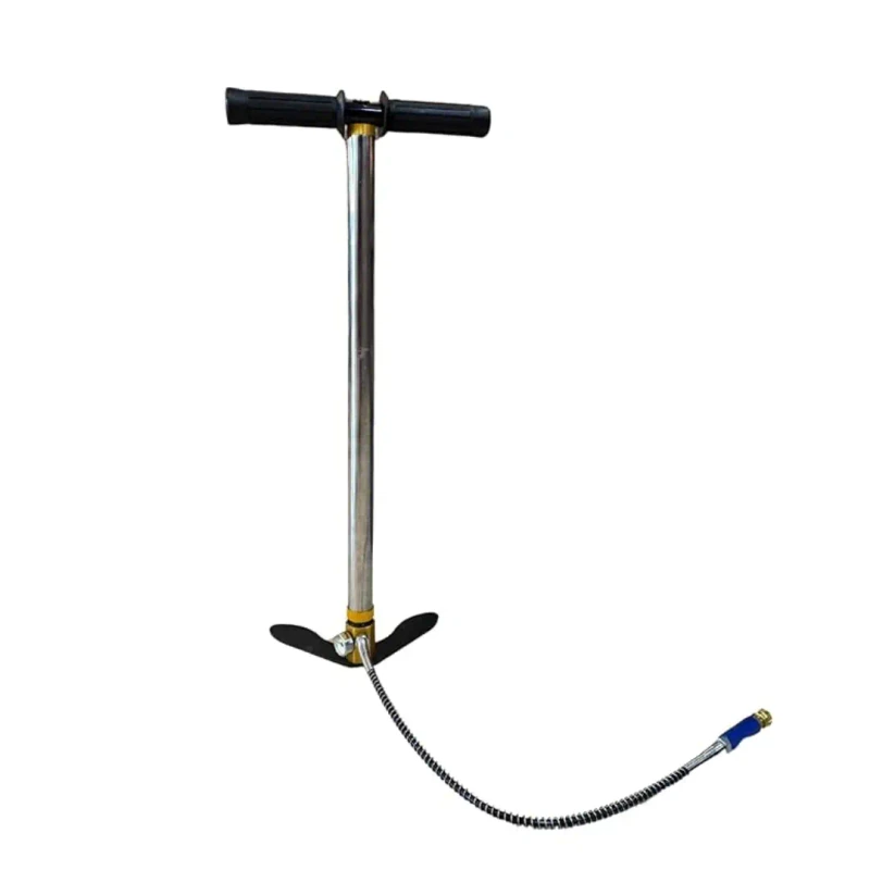 3 Stage Pcp Hand Pump Silver Color Non Folding