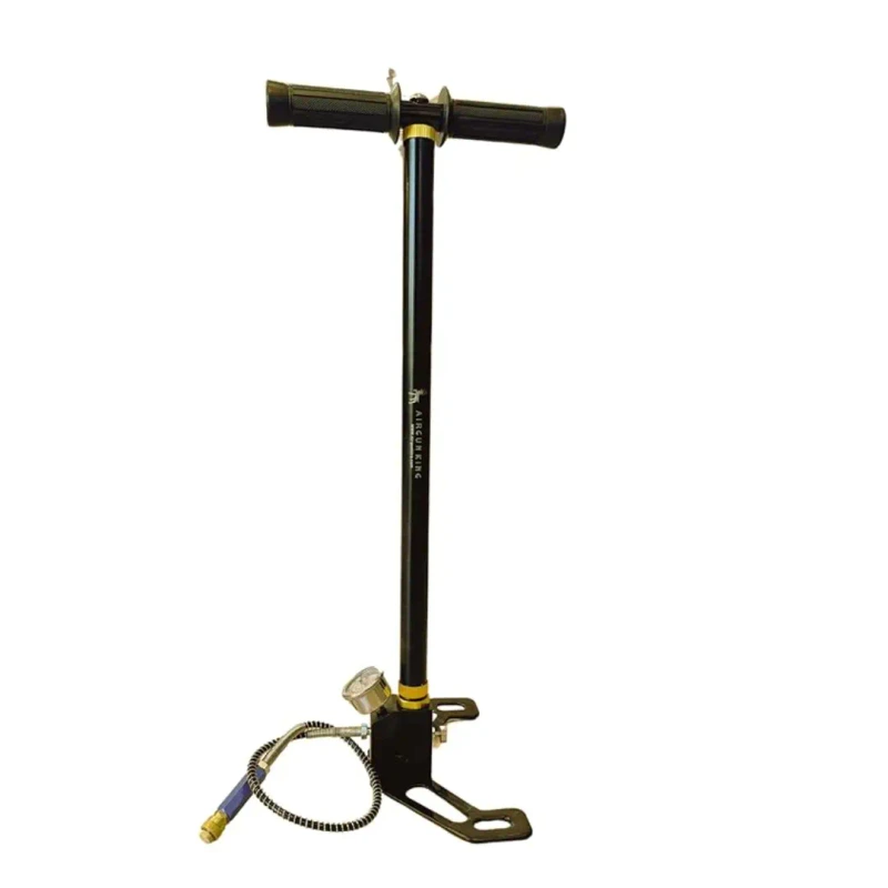 Airgun King 3 Stage pcp Pump Black Colour Folding