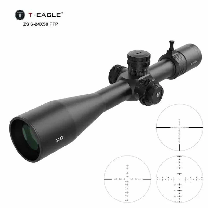 T-EAGLE ZS 6-24X50 SFFFP Infrared High-end Zero Stop Hunting Scope Accessories Outdoor Tactical Optics New Generation Zero Stop Scope