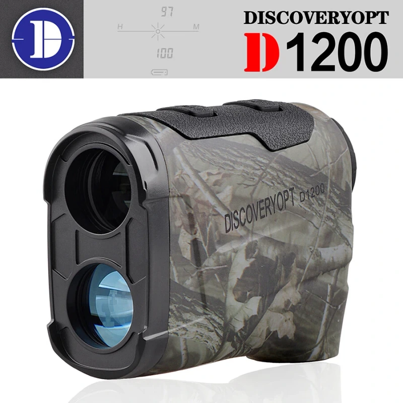 NEW DISCOVERY D1200 Camouflage Range Finder Distance Magnification 6X with Laser