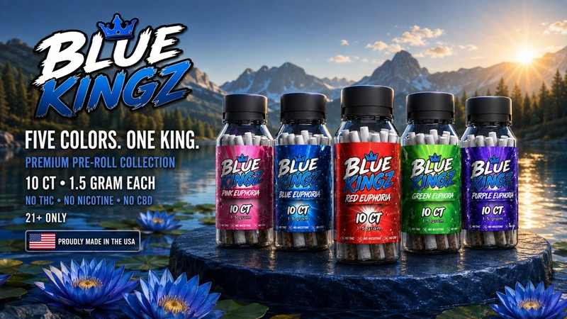 Blue Kingz Prerolls 1.5 Gram 10 Count