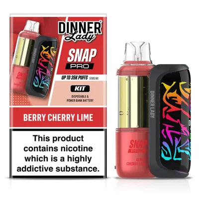 Dinner Lady Snap Pro 35K Disposable Kit — Berry Cherry Lime
