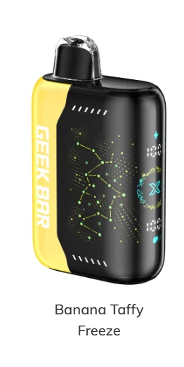 Geekbar Pulse X 25K Disposables — Banana Taffy Freeze