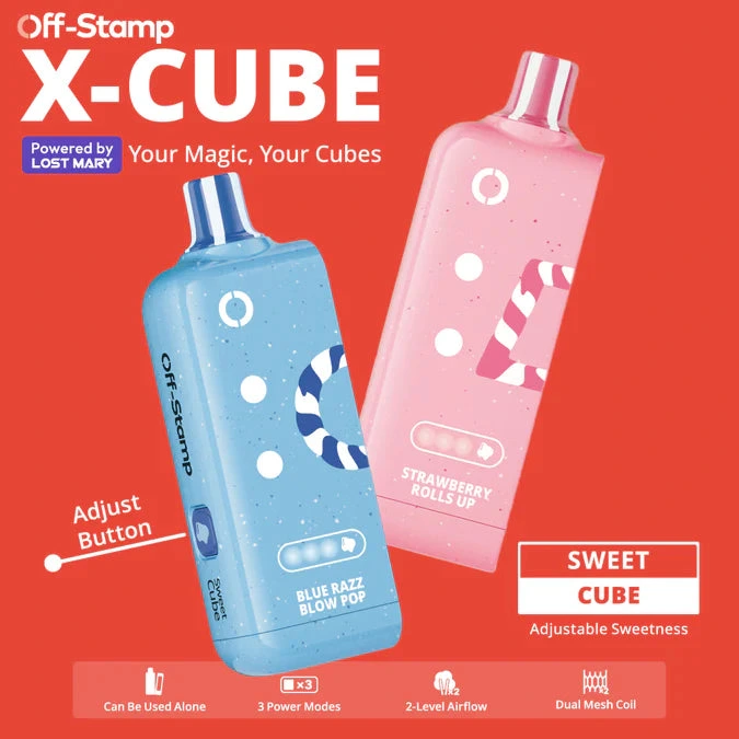 OFF-STAMP SWEET CUBE 25K PUFFS DISPOSABLE POD (BOX OF 5)