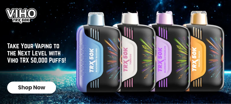 VIHO TRX 50K PUFFS DISPOSABLE (BOX OF 5)