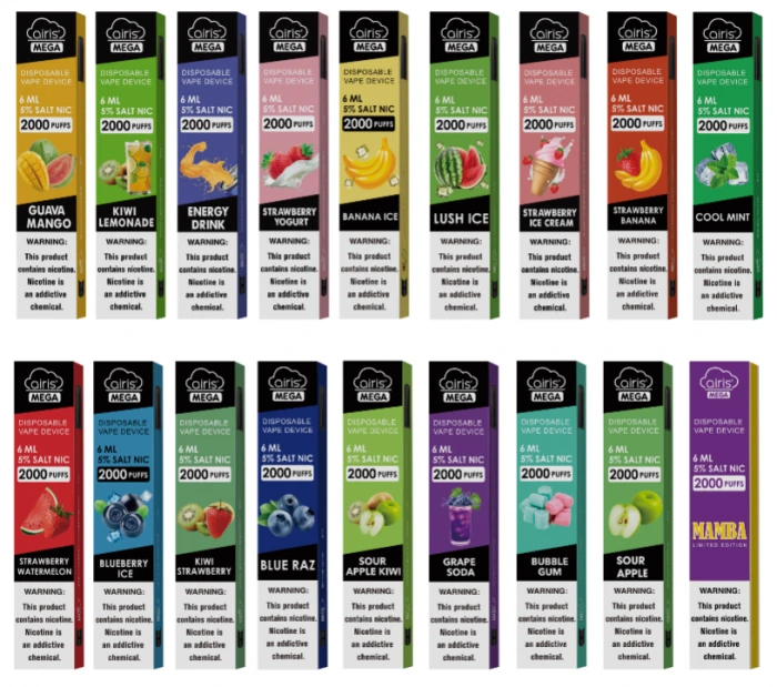 Airis Mega 2000 Puffs (Box of 10)