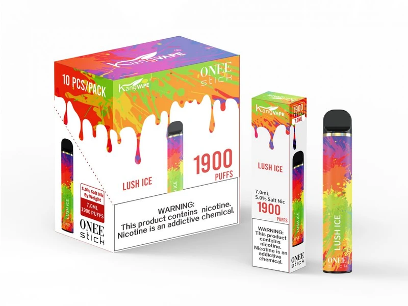 KangVape 1900 Puffs Disposable Vape One Stickk Lush Ice Flavor (Box of 10)