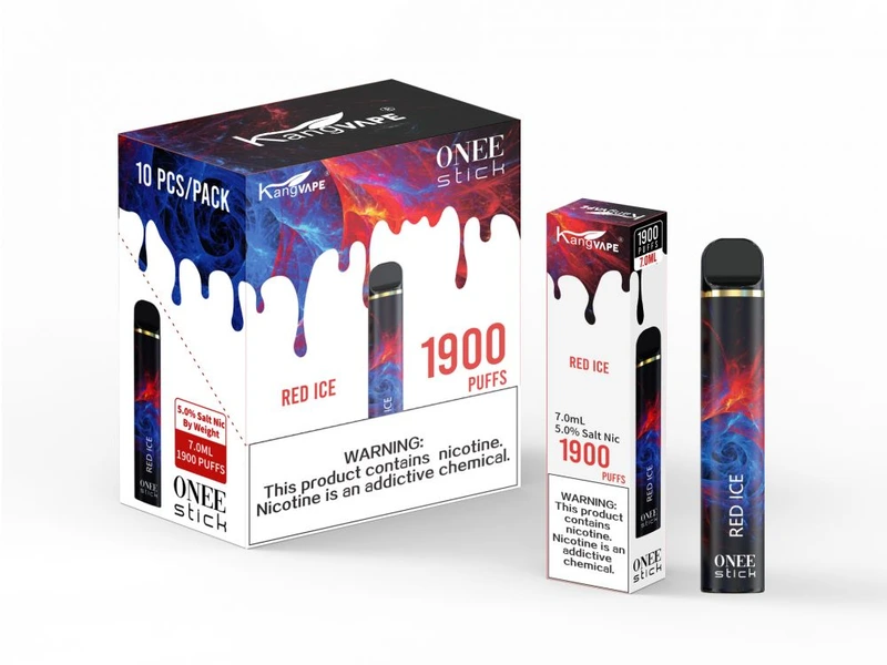 KangVape 1900 Puffs Disposable Vape One Stickk Red Ice Flavor (Box of 10)