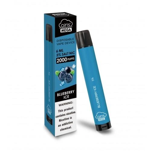 Airis Mega 2000 Puffs (1 Piece) — Blueberry Ice