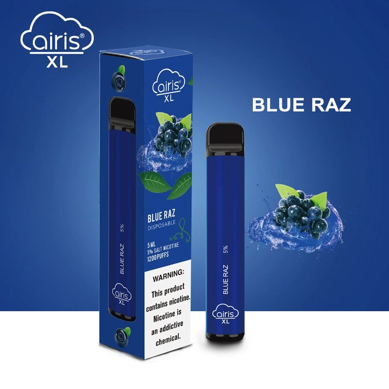 Airis XL 1200 Puffs (Box of 10) — Blue Razz Lemonade