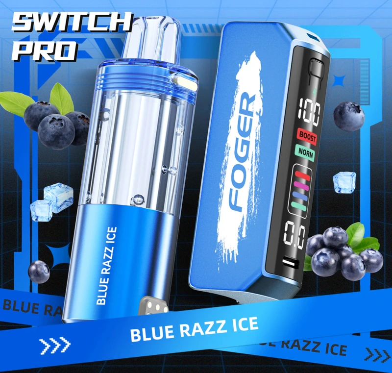 FOGER SWITCH PRO KIT 30K Puffs (BOX OF 5) — Blue Razz Ice