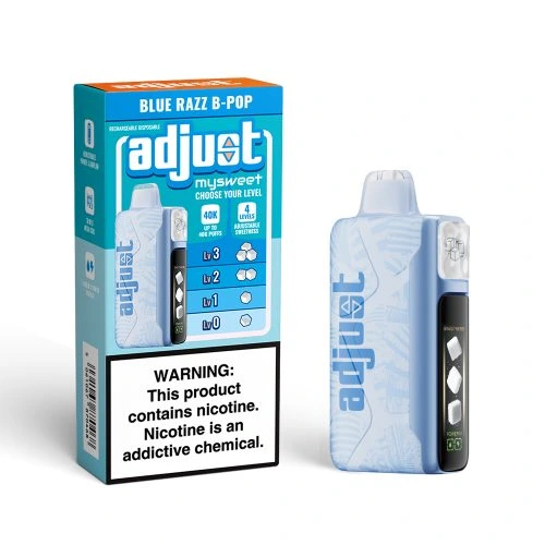 ADJUST MY SWEET 40K PUFFS (1 Piece) — BLUE RAZZ B-POP