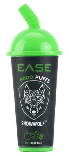 EASE DISPOSABLE VAPE 8000 PUFFS (Box of 10) — Apple Blue Razz