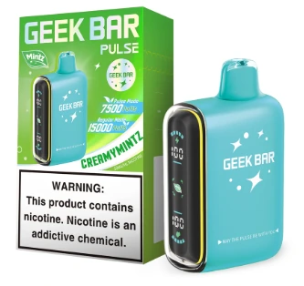 GEEKBAR PULSE MINTZ FLAVOURS 15000 PUFFS (BOX OF 5) — CREAMY MINTZ